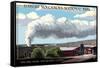 Volcano House - Hawaii Volcanoes National Park-Lantern Press-Framed Stretched Canvas