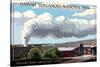 Volcano House - Hawaii Volcanoes National Park-Lantern Press-Stretched Canvas