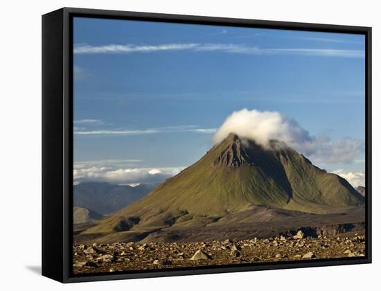 Volcano, Iceland-Adam Jones-Framed Stretched Canvas