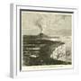 Volcano in Amsterdam Island, South Indian Ocean-null-Framed Premium Giclee Print