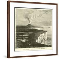 Volcano in Amsterdam Island, South Indian Ocean-null-Framed Giclee Print