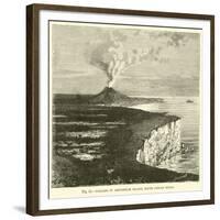 Volcano in Amsterdam Island, South Indian Ocean-null-Framed Giclee Print