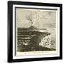 Volcano in Amsterdam Island, South Indian Ocean-null-Framed Giclee Print