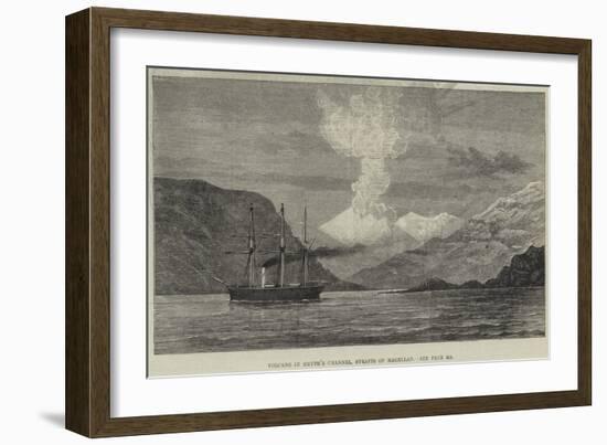 Volcano in Smyth's Channel, Straits of Magellan-null-Framed Giclee Print