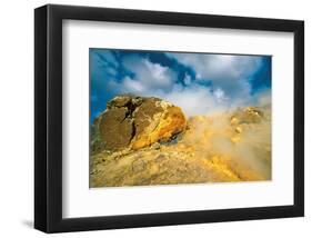 Volcano Italy-null-Framed Art Print