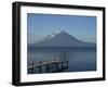 Volcano, Lake Atitlan, Atitlan, Guatemala, Central America-Rennie Christopher-Framed Photographic Print