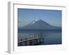 Volcano, Lake Atitlan, Atitlan, Guatemala, Central America-Rennie Christopher-Framed Photographic Print