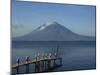 Volcano, Lake Atitlan, Atitlan, Guatemala, Central America-Rennie Christopher-Mounted Photographic Print