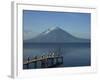 Volcano, Lake Atitlan, Atitlan, Guatemala, Central America-Rennie Christopher-Framed Photographic Print