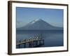 Volcano, Lake Atitlan, Atitlan, Guatemala, Central America-Rennie Christopher-Framed Photographic Print