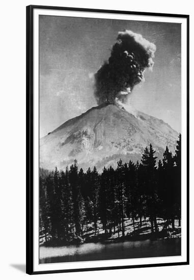 Volcano - Lassen Peak, USA-null-Framed Premium Photographic Print