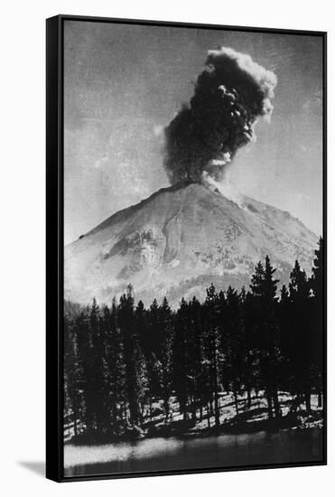 Volcano - Lassen Peak, USA-null-Framed Stretched Canvas