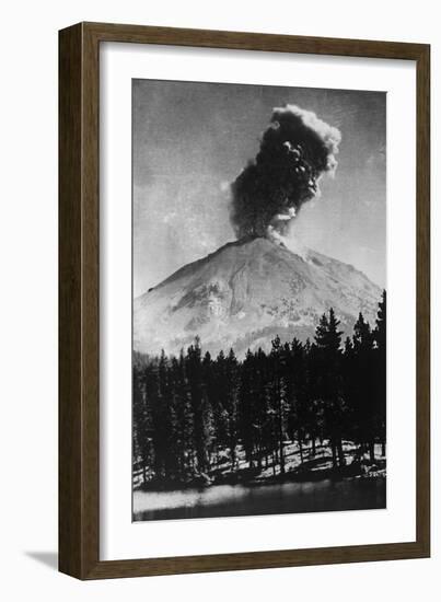 Volcano - Lassen Peak, USA-null-Framed Photographic Print