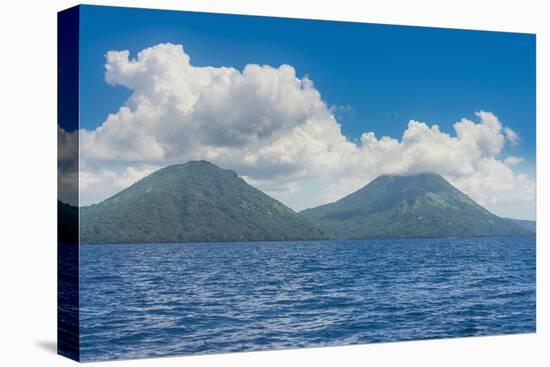 Volcano Tavurvur, Rabaul, East New Britain, Papua New Guinea, Pacific-Michael Runkel-Stretched Canvas