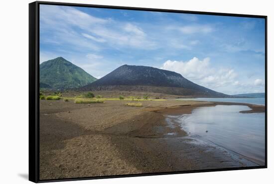 Volcano Tavurvur, Rabaul, East New Britain, Papua New Guinea, Pacific-Michael Runkel-Framed Stretched Canvas