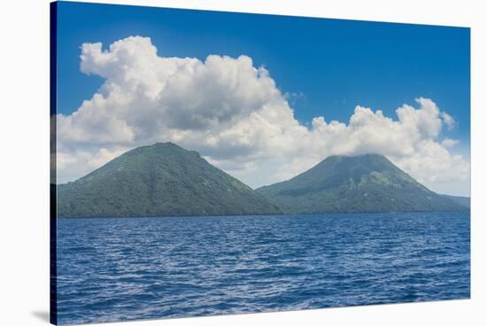 Volcano Tavurvur, Rabaul, East New Britain, Papua New Guinea, Pacific-Michael Runkel-Stretched Canvas