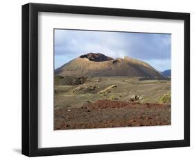 Volcano, Timanfaya National Park, Lanzarote, Canary Islands, Spain, Europe-null-Framed Photographic Print