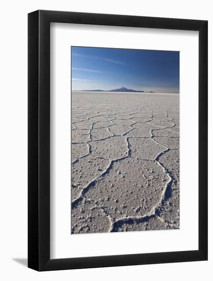 Volcano Tunupa on the Horizon of the Salar De Uyuni-Roberto Moiola-Framed Photographic Print