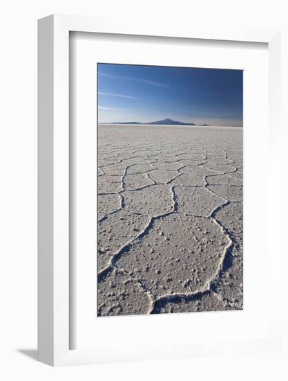 Volcano Tunupa on the Horizon of the Salar De Uyuni-Roberto Moiola-Framed Photographic Print