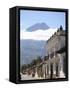 Volcano, Vulcan Agu and Colonial Architecture, Antigua, Guatemala, Central America-Wendy Connett-Framed Stretched Canvas