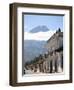 Volcano, Vulcan Agu and Colonial Architecture, Antigua, Guatemala, Central America-Wendy Connett-Framed Photographic Print