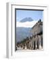 Volcano, Vulcan Agu and Colonial Architecture, Antigua, Guatemala, Central America-Wendy Connett-Framed Photographic Print