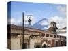 Volcano, Vulcan Agua and Colonial Architecture, Antigua, Guatemala-Wendy Connett-Stretched Canvas