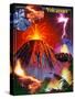 Volcano-Encyclopaedia Britannica-Stretched Canvas