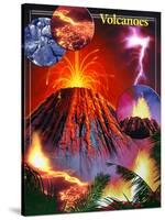 Volcano-Encyclopaedia Britannica-Stretched Canvas