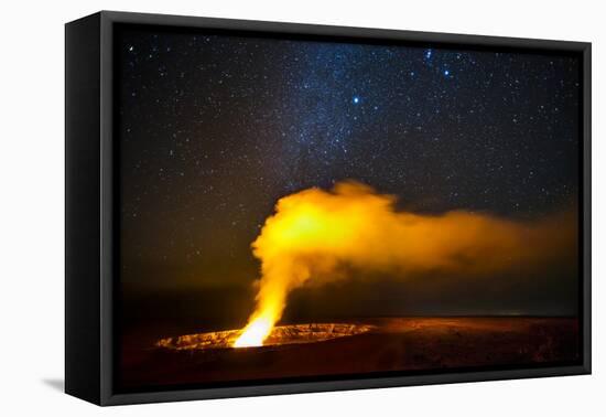 Volcanoes Nat'l Park, Hawaii-Art Wolfe-Framed Stretched Canvas