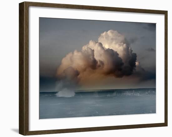 Volcanoes National Park, Hawaii: a Giant Sulfur Dioxide Gas Plume from Kilauea Volcano-Ian Shive-Framed Photographic Print