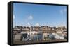 Volendam Harbour, North Holland Province, the Netherlands (Holland), Europe-Mark Doherty-Framed Stretched Canvas