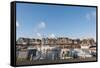 Volendam Harbour, North Holland Province, the Netherlands (Holland), Europe-Mark Doherty-Framed Stretched Canvas