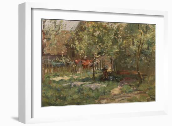 Volendam in May-Lucien Frank-Framed Giclee Print