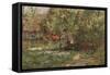 Volendam in May-Lucien Frank-Framed Stretched Canvas