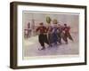 Volendam Peasants Going to Market, a Winter Scene Near Amsterdam-Frederic De Haenen-Framed Giclee Print