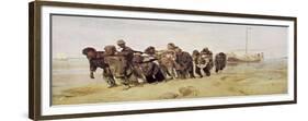 Volga Bargemen-Ilya Efimovich Repin-Framed Giclee Print