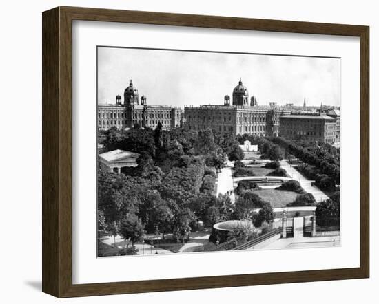 Volksgarten and Theseum, Vienna, Austria, 1893-John L Stoddard-Framed Giclee Print