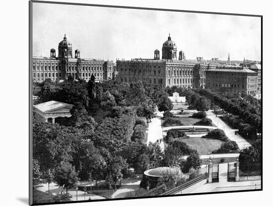 Volksgarten and Theseum, Vienna, Austria, 1893-John L Stoddard-Mounted Giclee Print