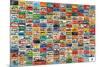 Volkswagen- Groovy Vanagan Collage-null-Mounted Poster