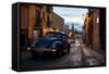 Volkswagen on Cobbled Street, San Miguel De Allende, Guanajuato, Mexico, North America-Ben Pipe-Framed Stretched Canvas