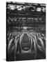 Volkswagen Plant Assembly Line of Car Frames-James Whitmore-Stretched Canvas