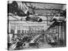 Volkswagen Plant Assembly Line-James Whitmore-Stretched Canvas