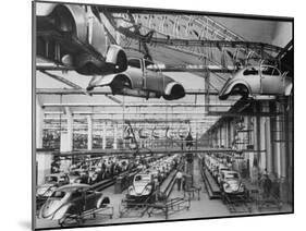 Volkswagen Plant Assembly Line-James Whitmore-Mounted Premium Photographic Print