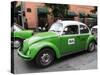 Volkswagen Taxi Cab, Mexico City, Mexico, North America-Wendy Connett-Stretched Canvas
