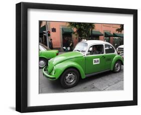 Volkswagen Taxi Cab, Mexico City, Mexico, North America-Wendy Connett-Framed Photographic Print