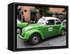 Volkswagen Taxi Cab, Mexico City, Mexico, North America-Wendy Connett-Framed Stretched Canvas