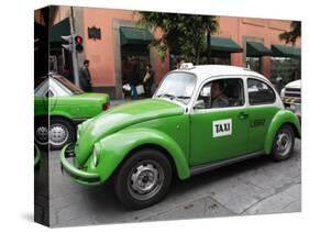 Volkswagen Taxi Cab, Mexico City, Mexico, North America-Wendy Connett-Stretched Canvas