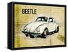 Volkswagen vw beetle-Lembayung senja studio-Framed Stretched Canvas