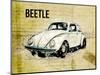 Volkswagen vw beetle-Lembayung senja studio-Mounted Giclee Print